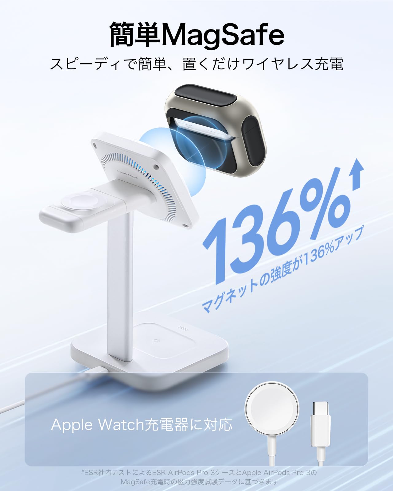 Amazon | ESR AirPods Pro3 ケース(2025) AirPods Pro 第3世代対応